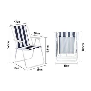 Silla De Playa O De Camping Plegables