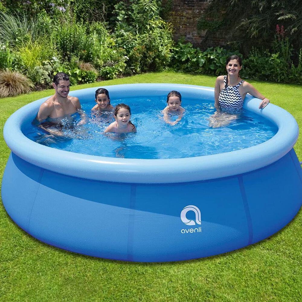 Piscina Inflable Familiar Redonda Azul 300x76 Cm image number 4.0