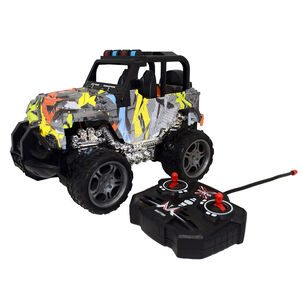 Jeep Grafitis Radio Controlado 37x22 Cm Nobel Toys