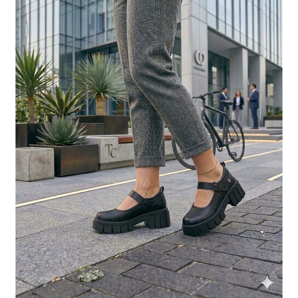 Zapato Escolar Lunaria Negro Alquimia image number 4.0