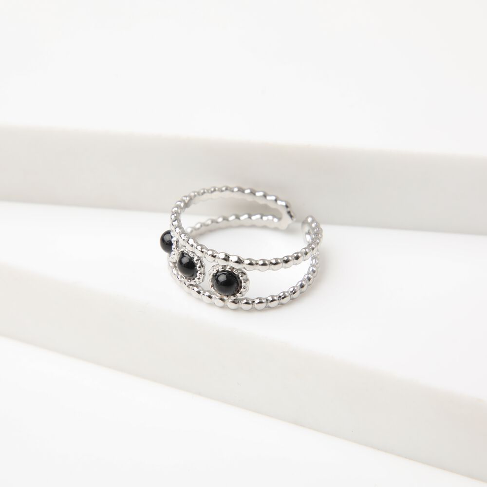 Anillo 19v69 Plateado Mujer Str124 image number 1.0