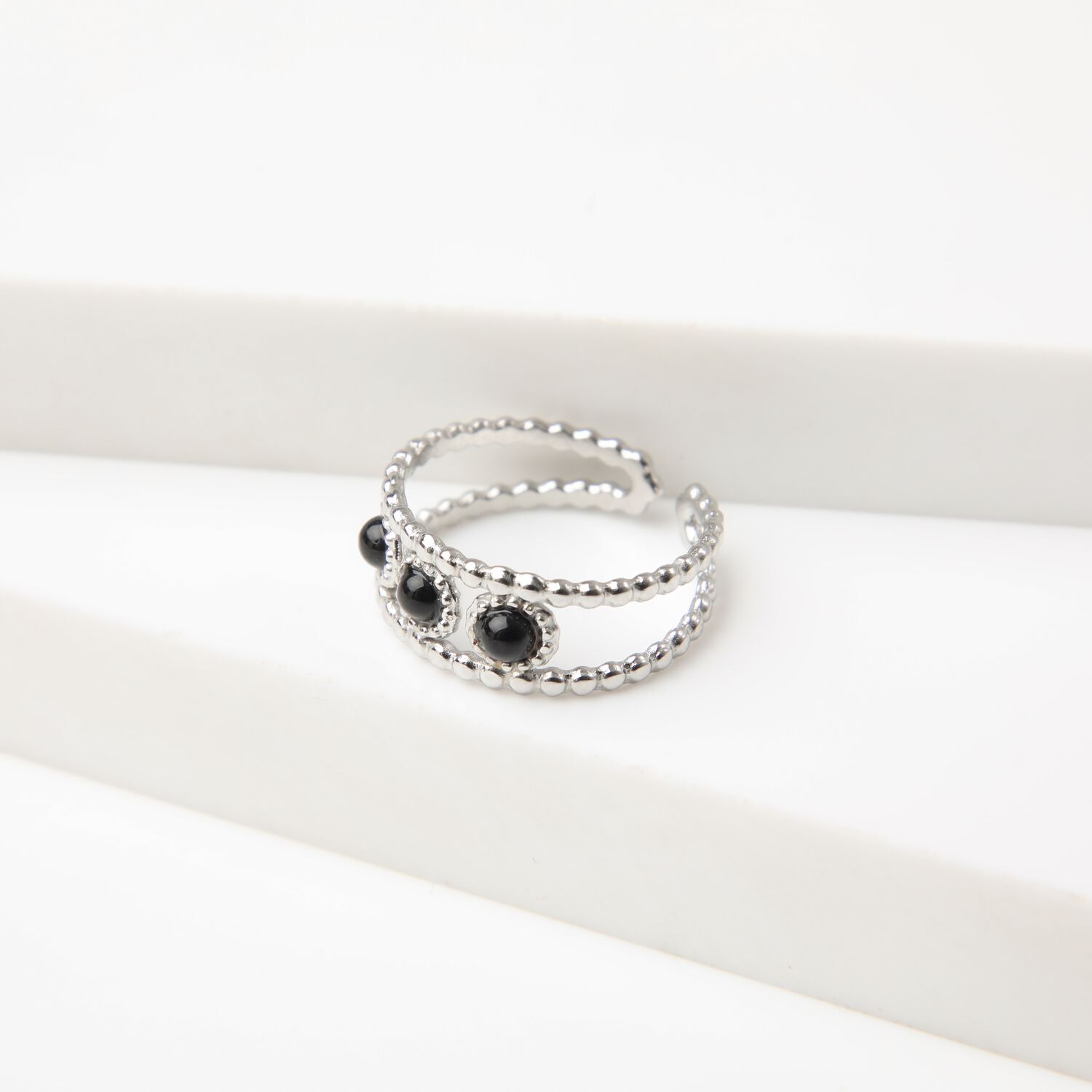Anillo 19v69 Plateado Mujer Str124 image number 1.0