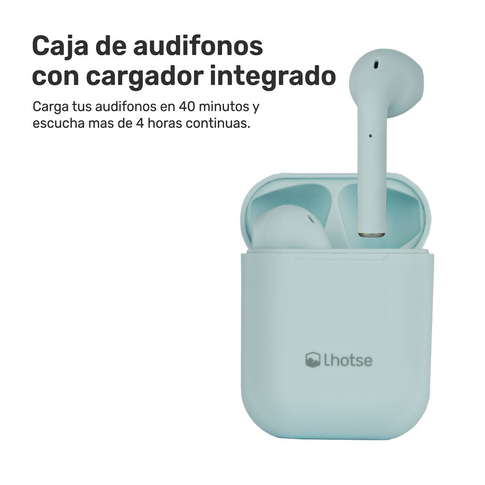 Aud&iacute;fonos Lhotse Bluetooth Inal&aacute;mbrico Rm12 Celeste image number 6.0