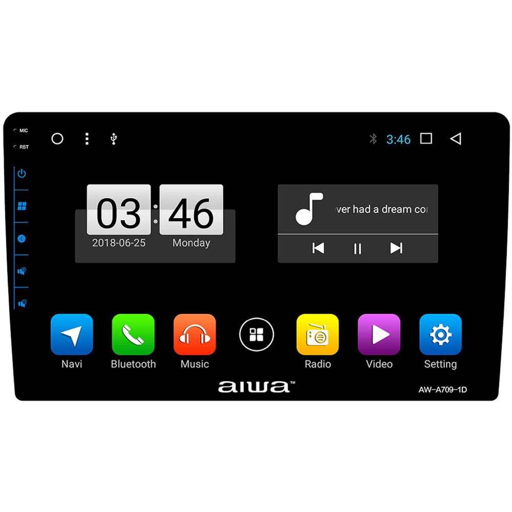Radio Auto Android Con Pantalla Tactil Hd 9'' Wifi Aw-a709 image number 0.0