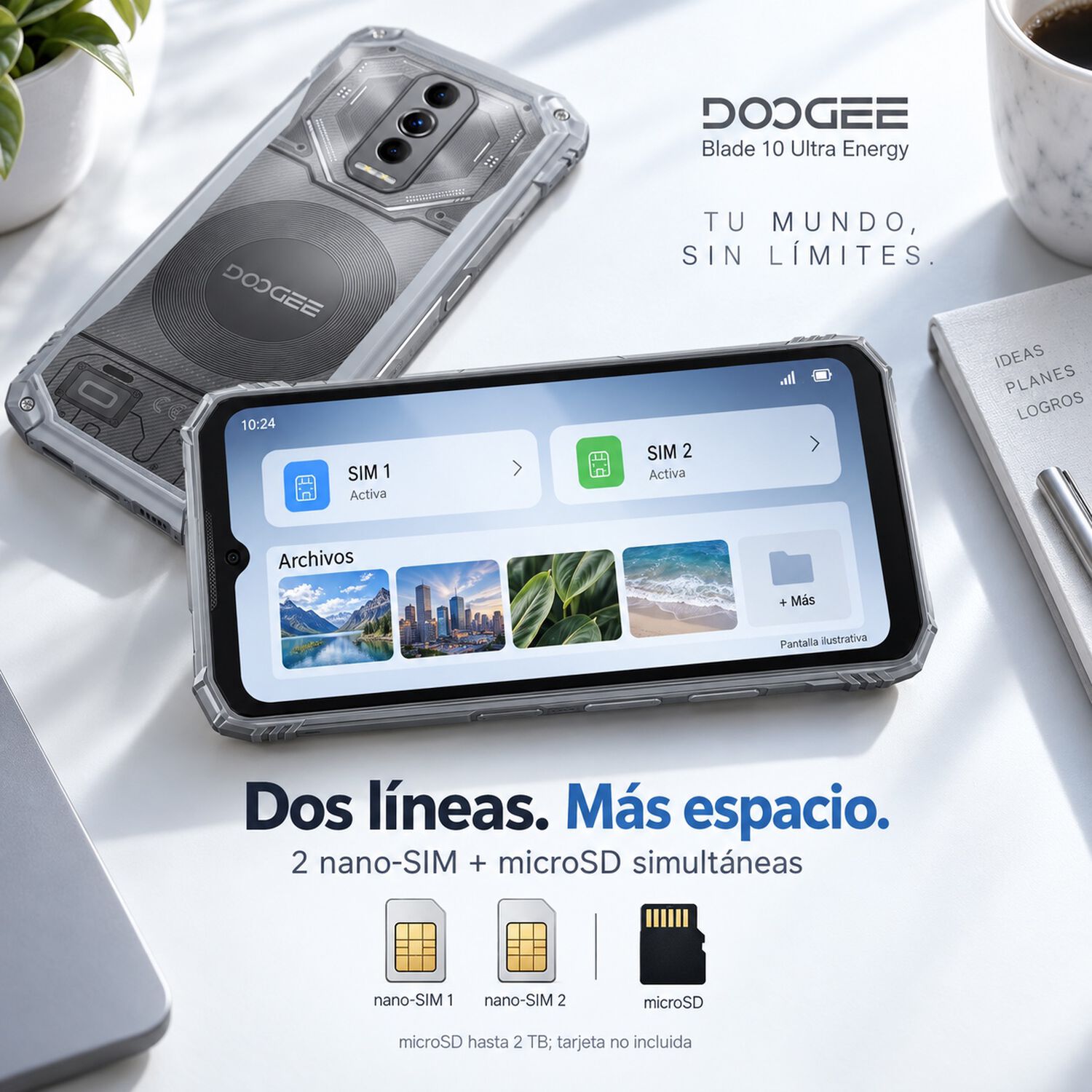 Doogee Blade 10 Ultra Energy 128gb 6gb Ram +30 Virtual Plata image number 6.0