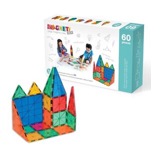 Juguete Magn&eacute;tico Magneti Blocks 60 Piezas