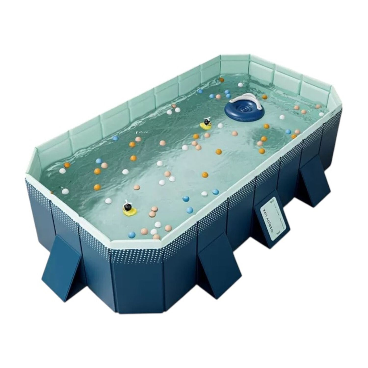 Piscina Plegable No Requiere Inflado 300cm Ni&ntilde;os Lubabycas image number 8.0