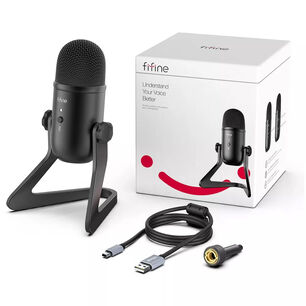 Micr&oacute;fono Fifine K678 Condensador Cardioide Negro