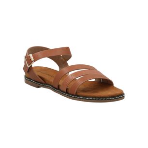 Sandalia Mujer Azaleia Bruna Cognac