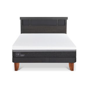 Cama Europea Cic Ortopedic Advance / 2 Plazas / Base Normal + Respaldo