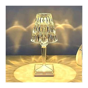L&aacute;mpara De Mesa Dise&ntilde;o De Diamante Con Modos De Luz Y Control T&aacute;ctil