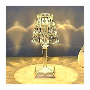 L&aacute;mpara De Mesa Dise&ntilde;o De Diamante Con Modos De Luz Y Control T&aacute;ctil