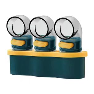 Set 3 Dispensadores De Especias Organizador Para Cocina