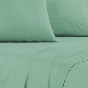 Sabana Andes Microfibra Lisa Verde King