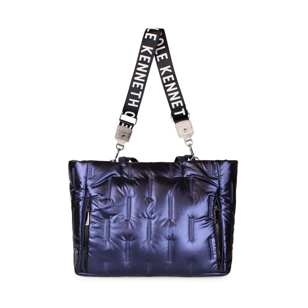 Bolso Mujer Azul Metalizado Pipertote Kenneth Cole image number 0.0