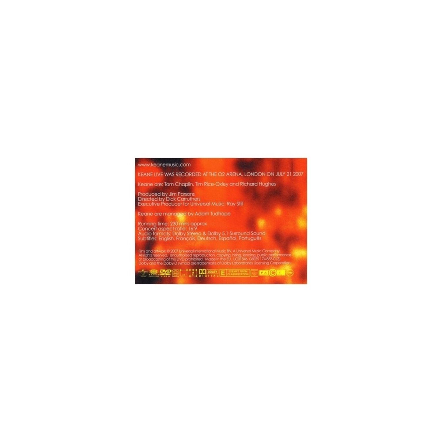 Keane - Keane Live | Dvd image number 2.0