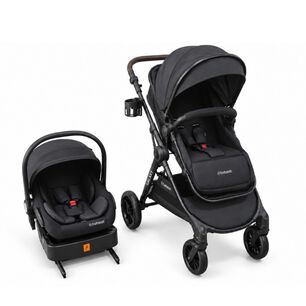Coche Cuna Travel System Galaxy Isofix Negro