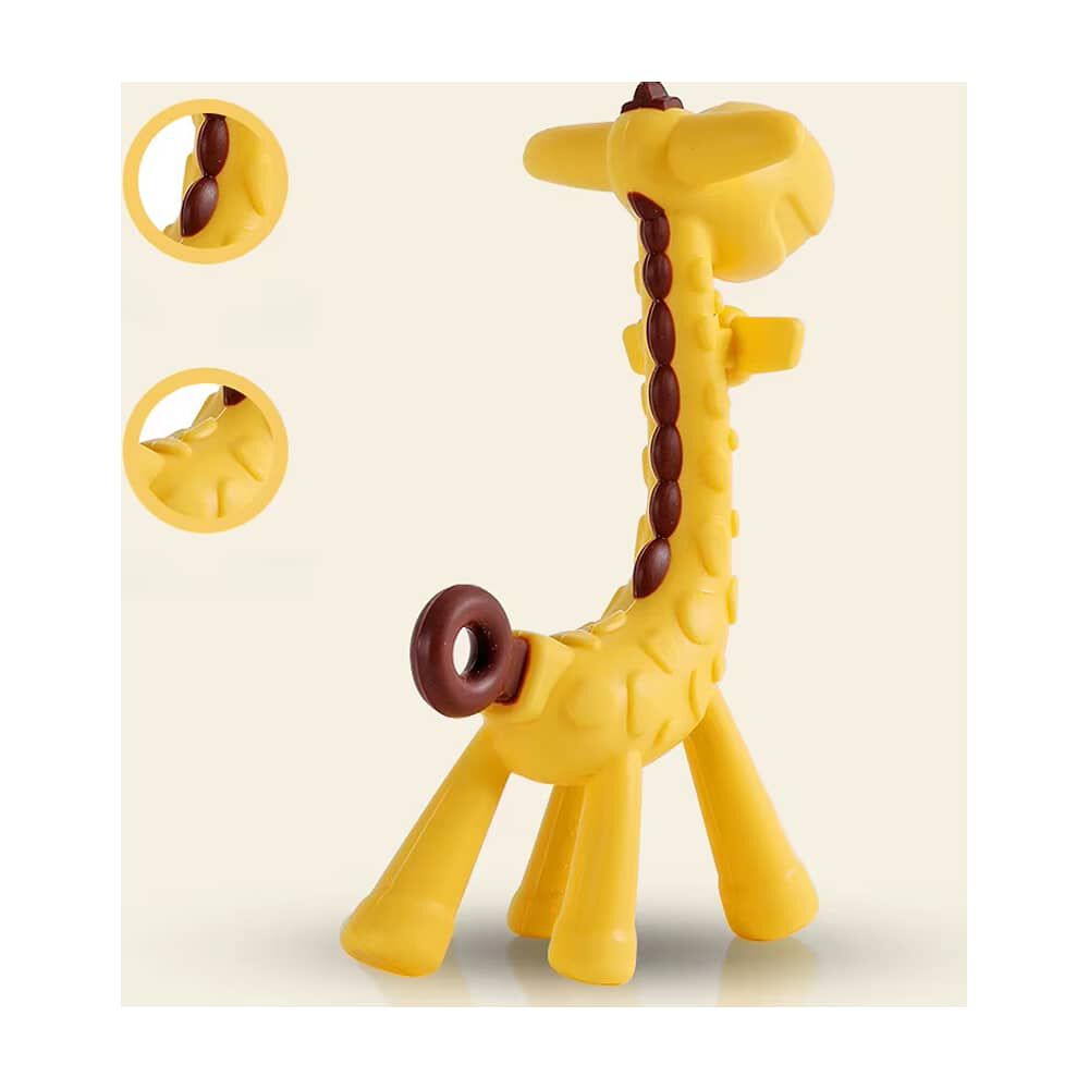 Mordedor Jirafa De Silicona Para Bebe Para Calmar Denticion image number 3.0