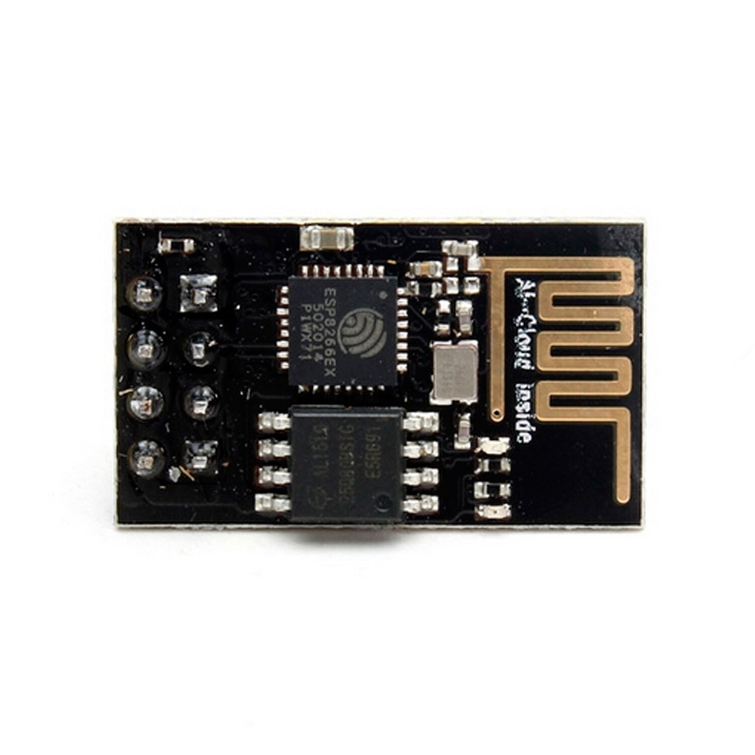 M&oacute;dulo Wi-fi Esp8266 Esp-01 Con Conector De 8 Pines. image number 0.0