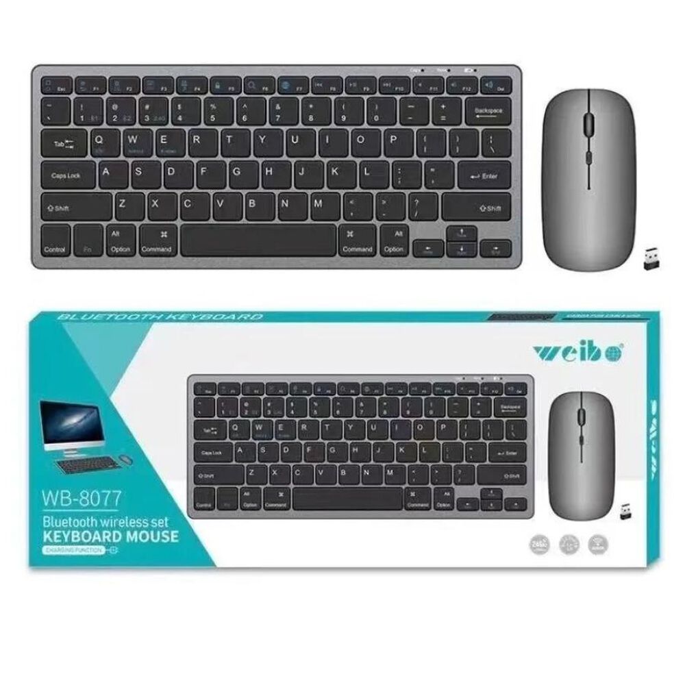 Teclado Inalambrico Bluetooth Weibo Wb-8077 image number 2.0