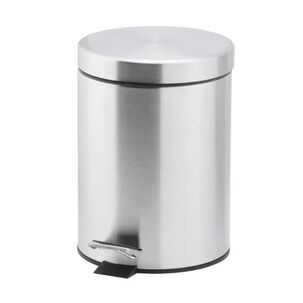 Basurero Ac.inox. Con Pedal Y Balde Interior 12lts - Taumm