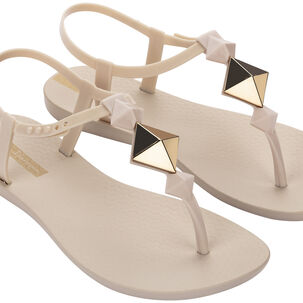 Sandalia Mujer Beige Classy Ipanema