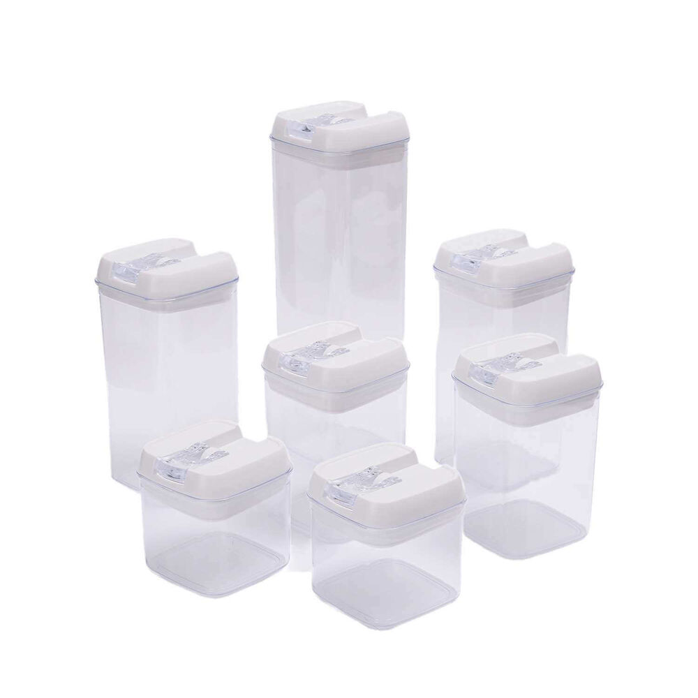 Set 7 Contenedores Herm&eacute;ticos Para Alimentos image number 0.0