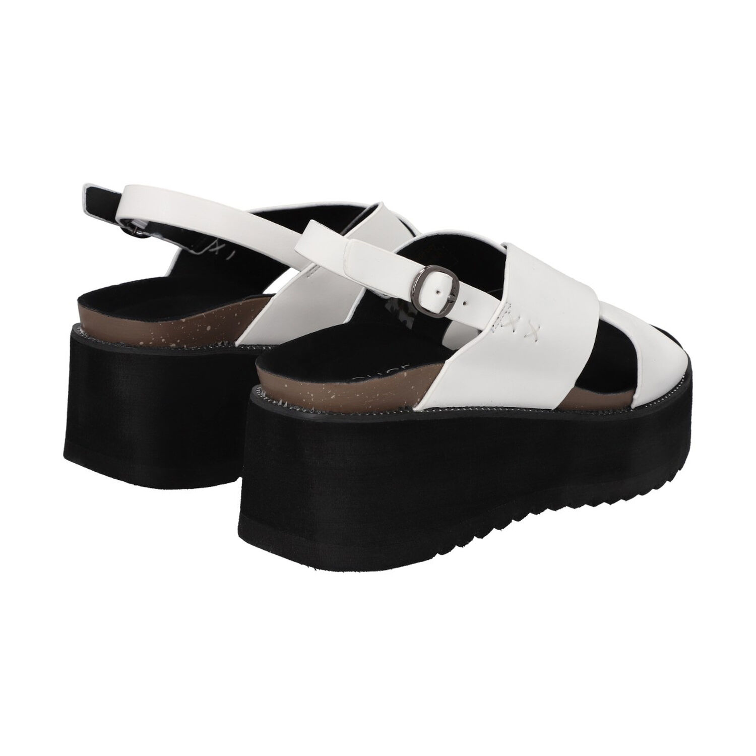 Sandalia Mujer Blanco Plataforma Polly Police image number 2.0