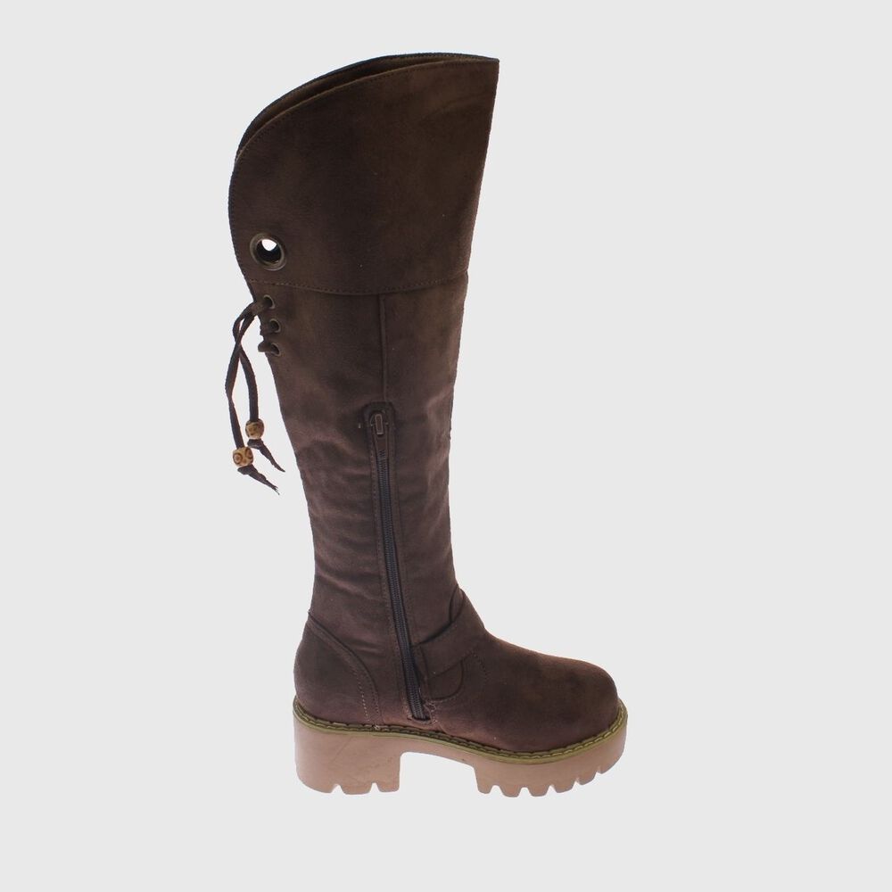 Bota Bordada Taupe V&iacute;a Franca Art. 3ni8031taupe image number 3.0