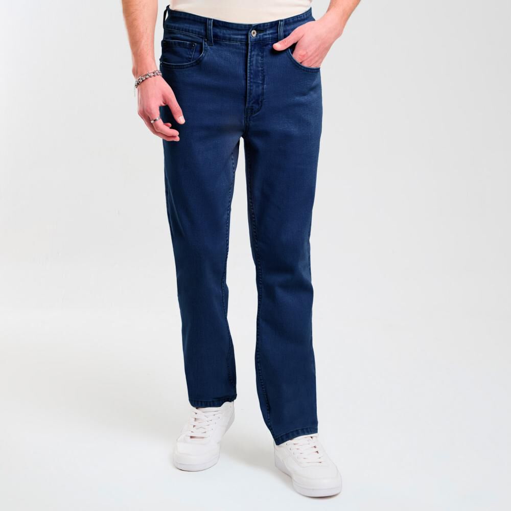 Jeans Tiro Medio Slim Hombre Skuad image number 0.0