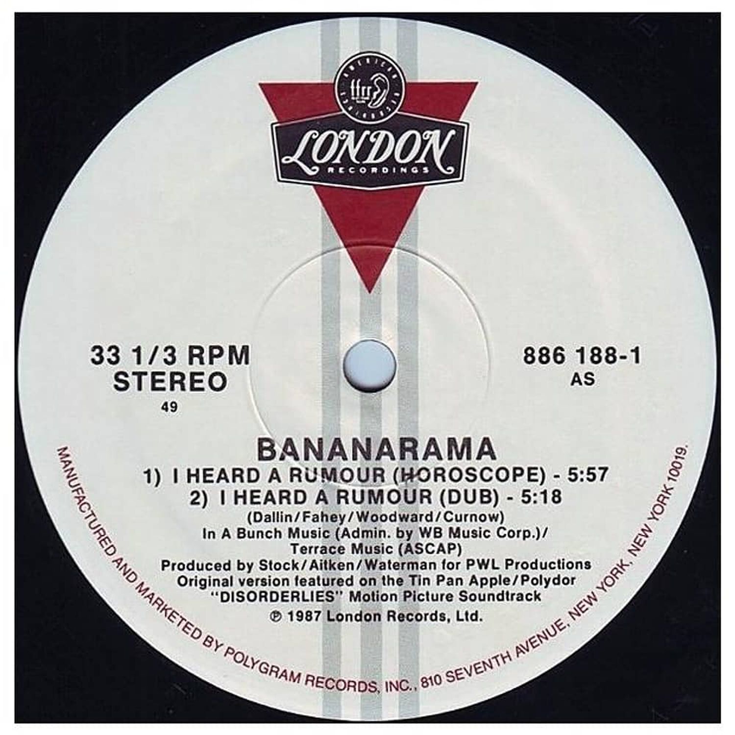 Bananarama - I Heard A Rumour | 12" Maxi Single Usado image number 2.0
