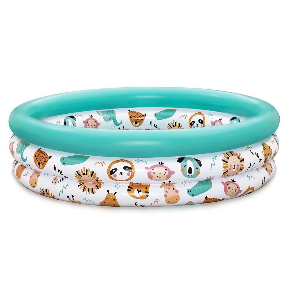 Piscina Infantil Inflable Bestway Triple Ring Safari Pals De 1,02 M X 25 Cm image number 4.0