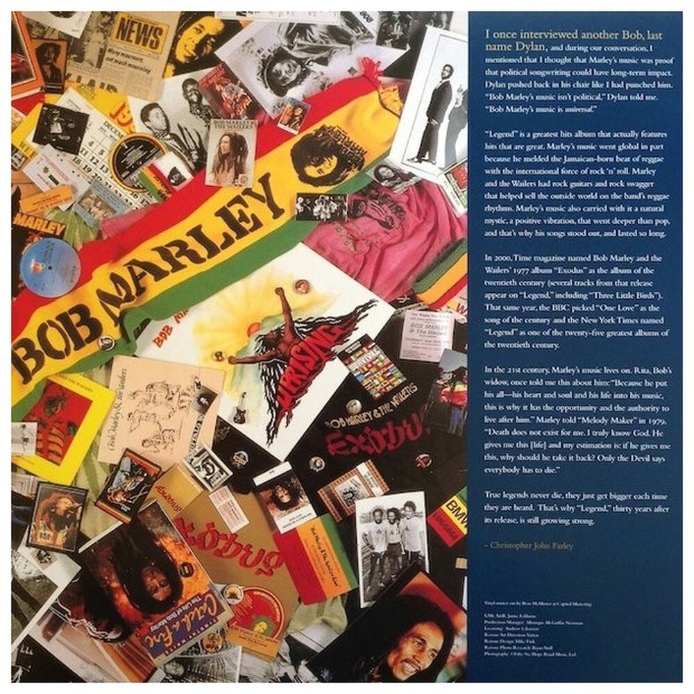 Bob Marley - Legend (30th Anniversary) (tricolour Vinyl) (2lp) | Vinilo image number 5.0