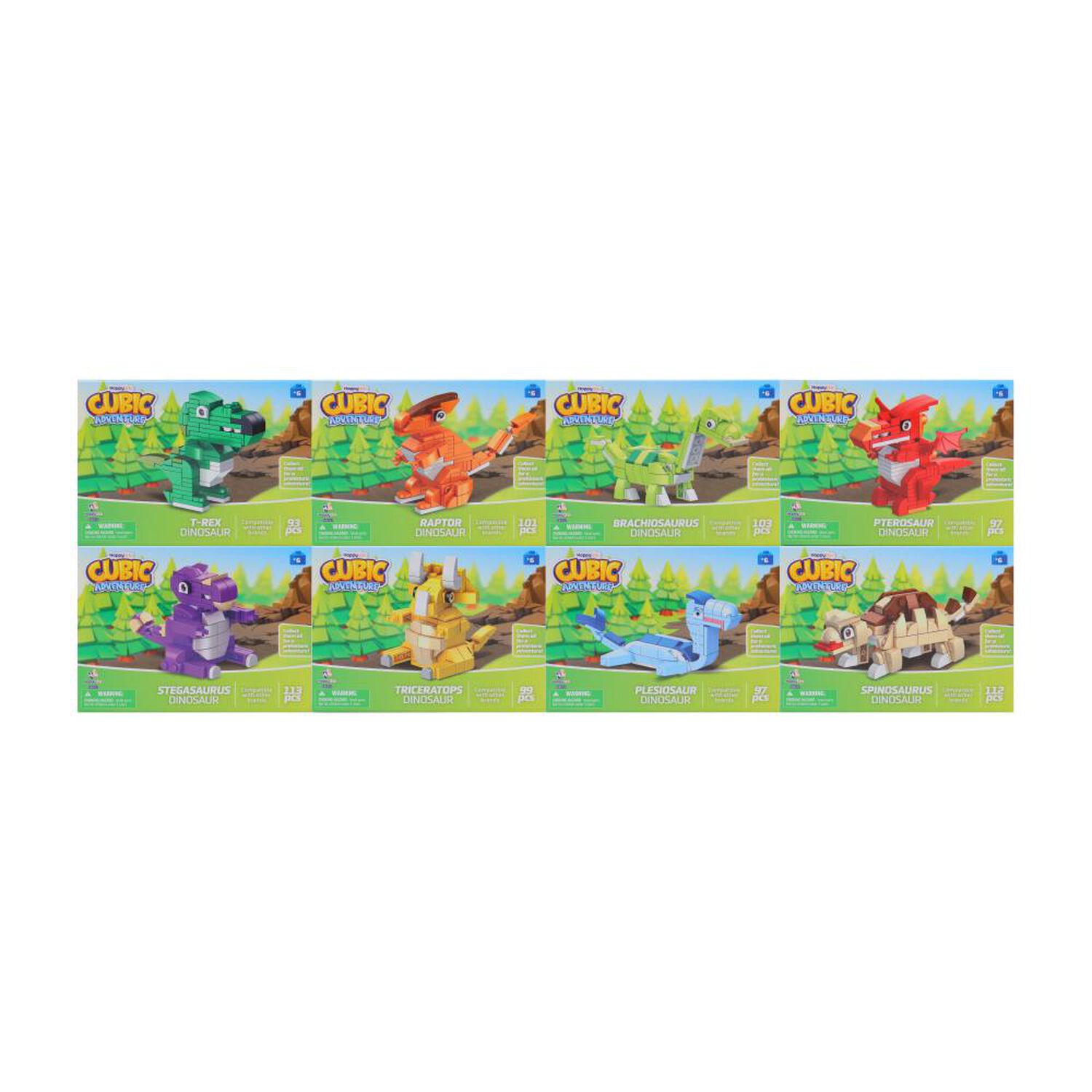 Bloques Happy Line Dinosaurio image number 1.0