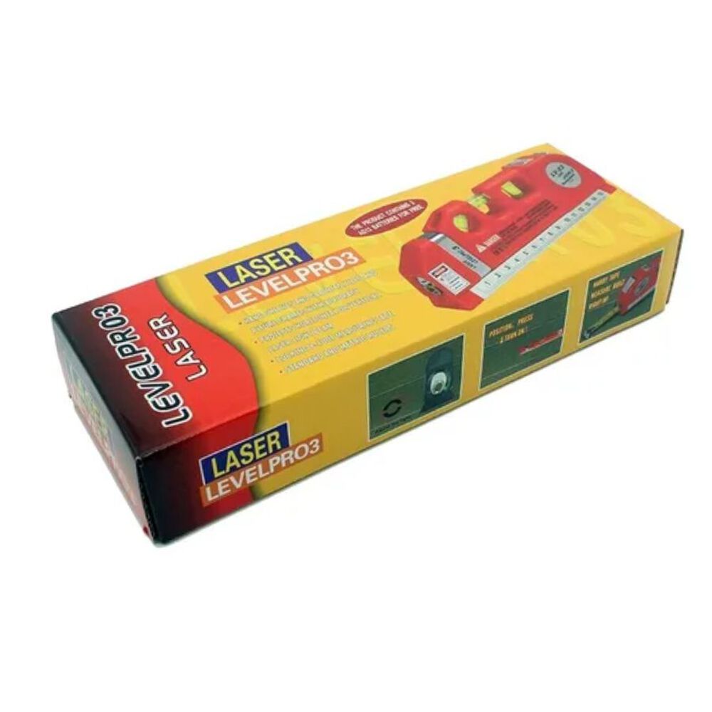 Nivelador Cinta M&eacute;trica Laser 4 En 1 Medidor Herramienta Rojo image number 6.0