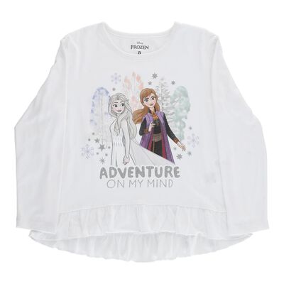 Polera Manga Larga Niña Frozen