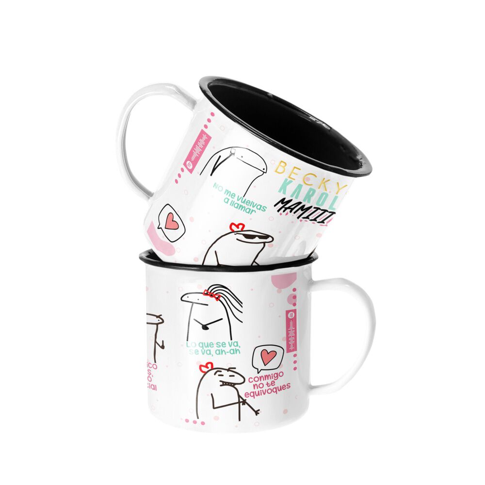 Taza Enlozada Lechera Karol G Y Becky G Mami Bichota Musica image number 0.0