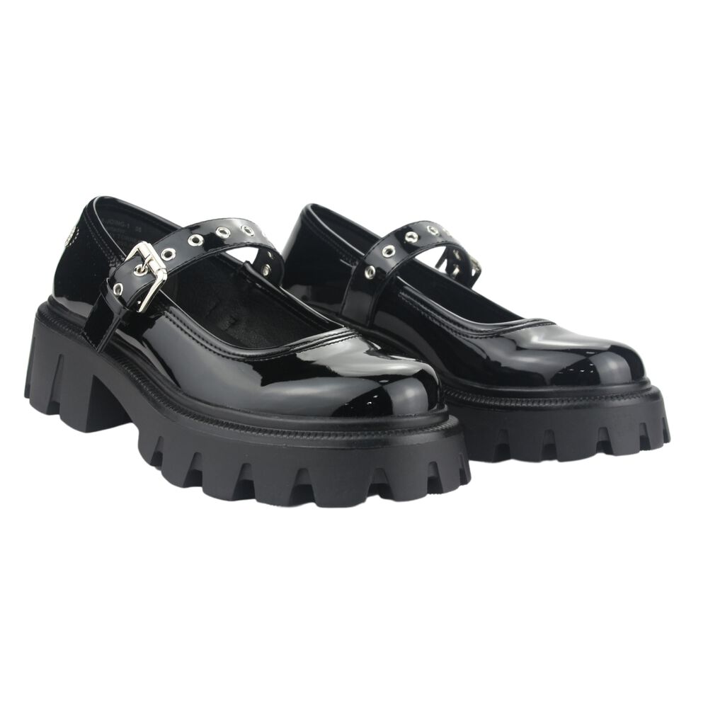 Zapato Chalada Mujer Joing-1 Negro Plataforma image number 3.0