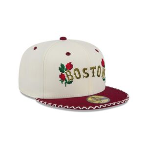 Gorra 59fifty Mlb Boston Red Sox Novelty Stitch White