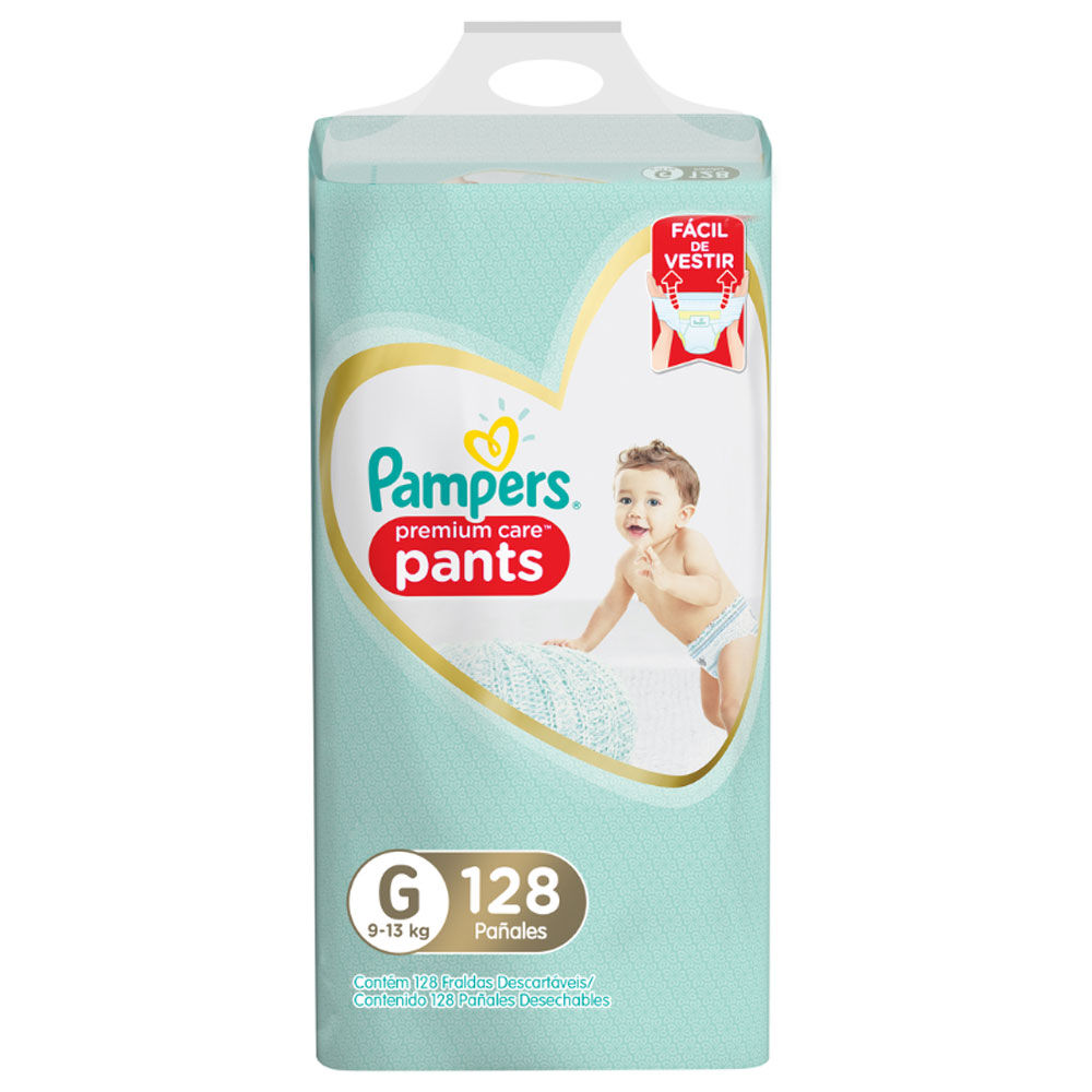 Pañales Desechables Pampers Premium Care Pants G 128 Uds image number 0.0