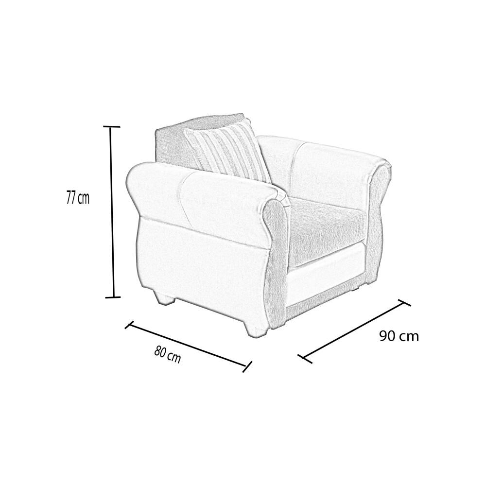 Juego De Living Elegant Detail Artemis / 3-1-1 Cuerpos image number 6.0