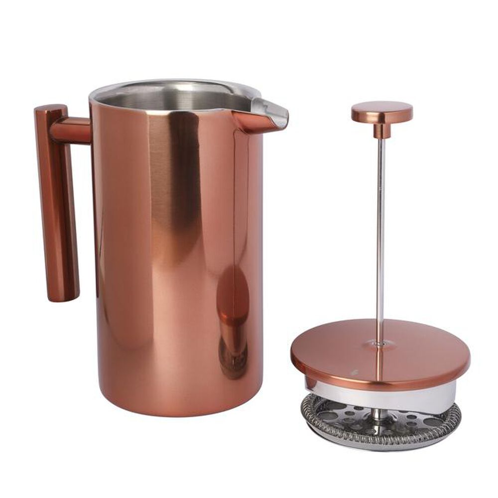 Cafetera Prensa Francesa Simple Cook Bolonia Cobre image number 1.0