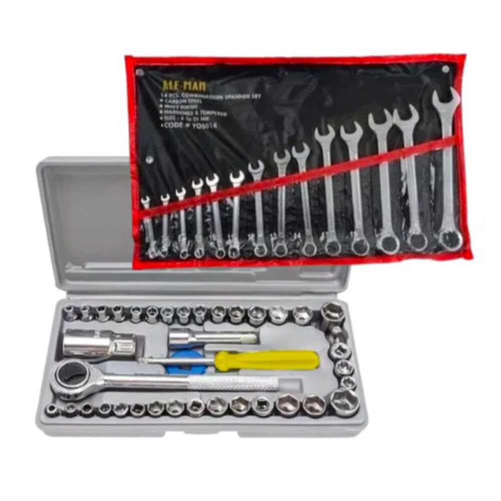 Juego De 14 Llaves Punta Corona + Caja De Dados 40 Piezas image number 0.0