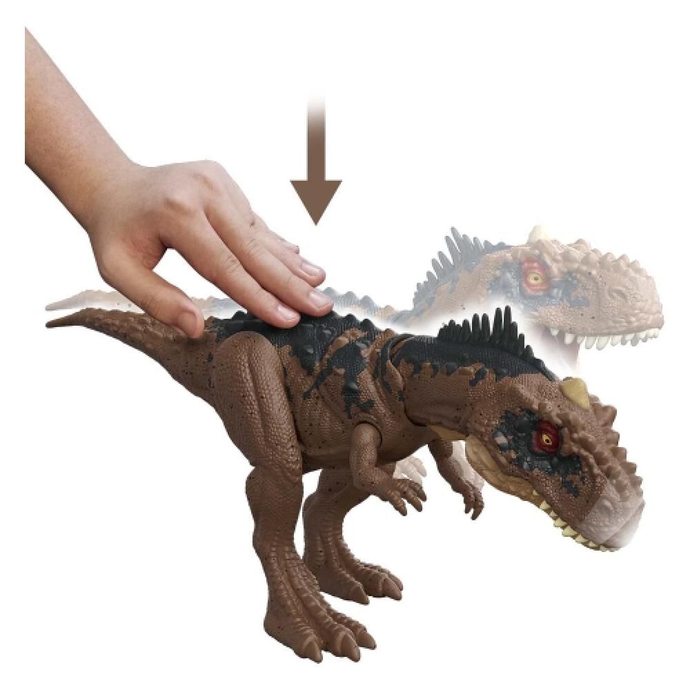 Figura De Acción Jurassic World Rajasaurus, Ruge Y Ataca image number 3.0