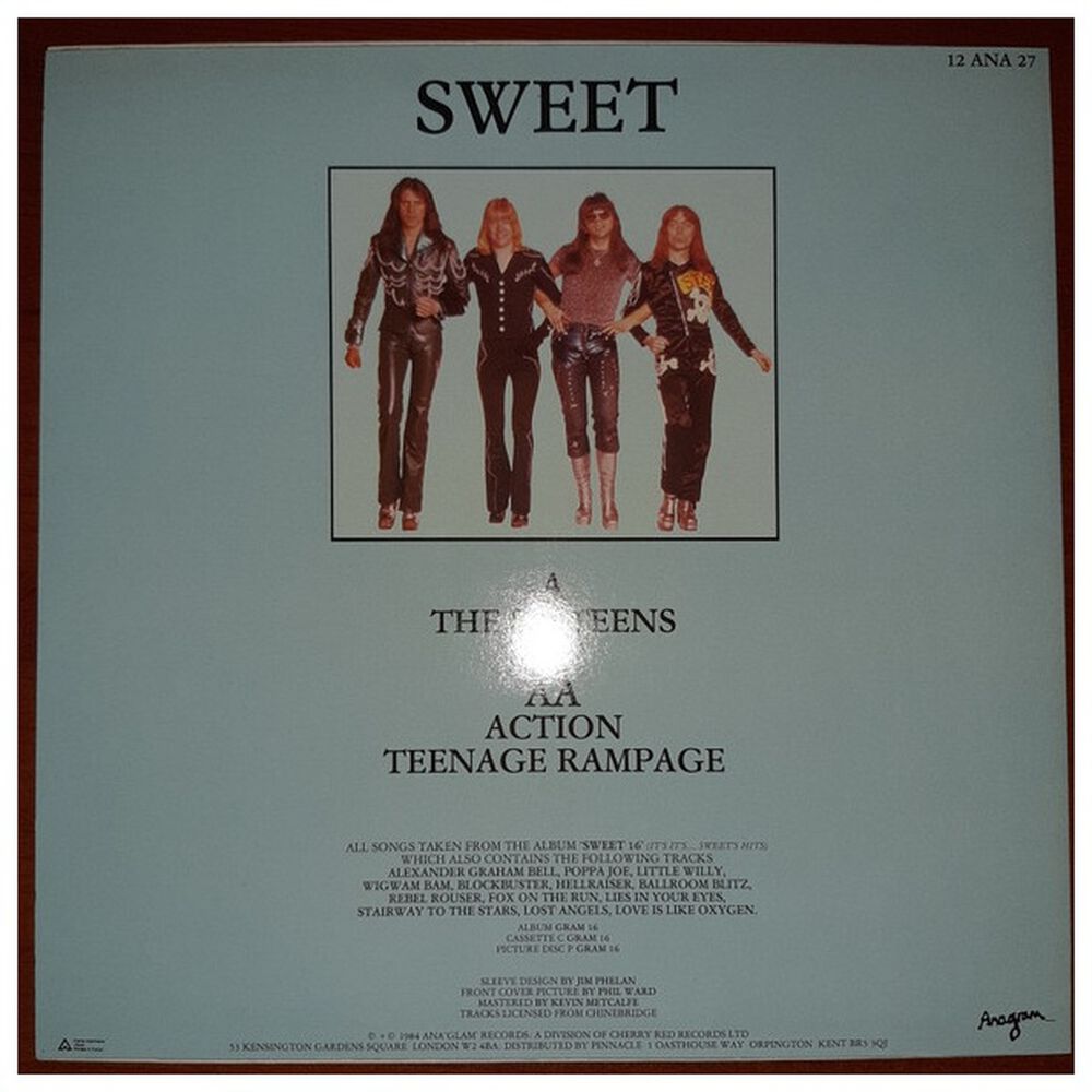 Sweet - The Sixteens | 12" Maxi Single Usado image number 1.0