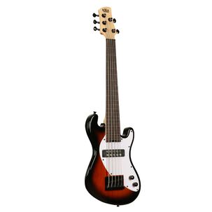 U-bass Cuerpo Sólido 5 Cuerdas Fretless Sunburst Kala