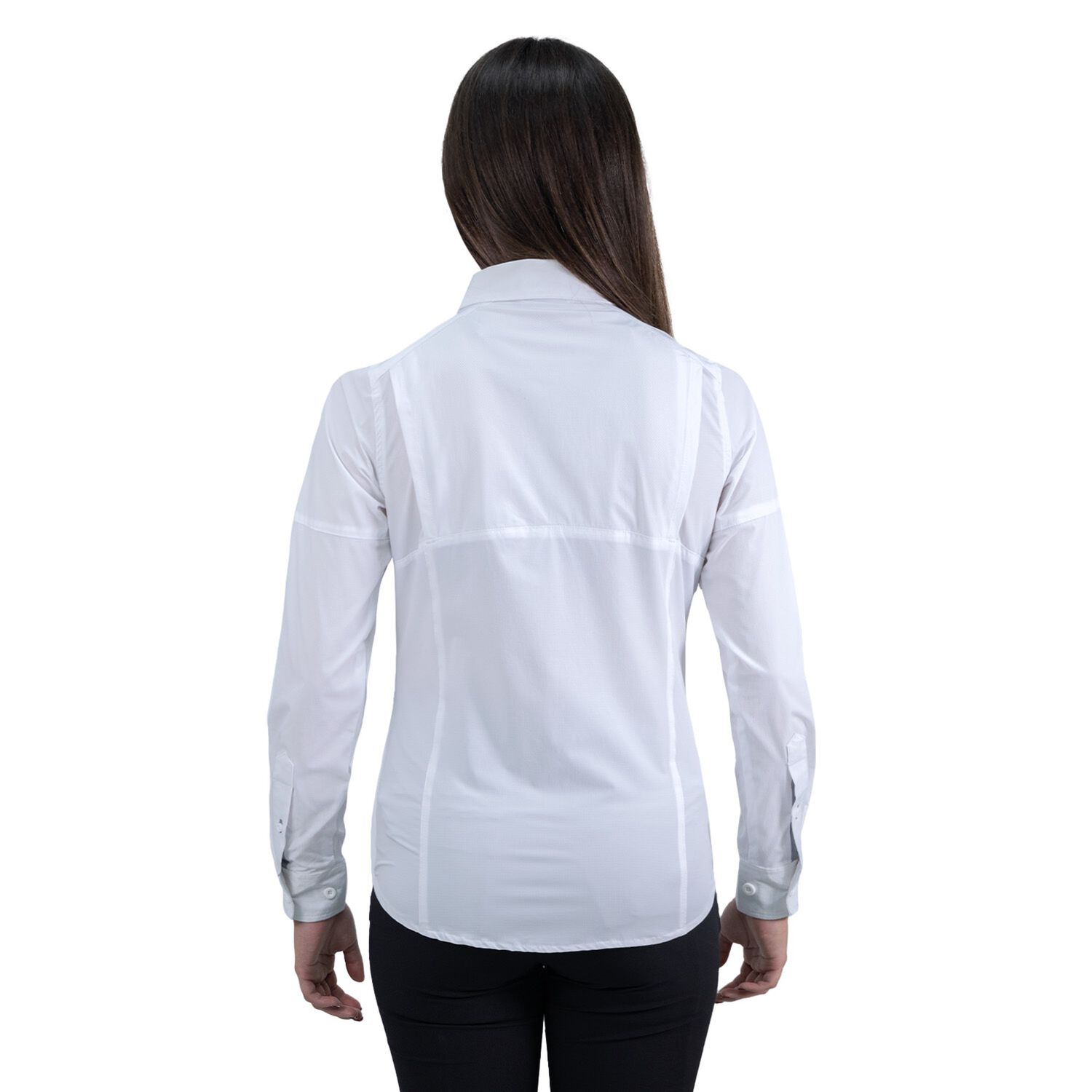 Camisa Hw Antakari Spandex Blanca Mujer image number 4.0