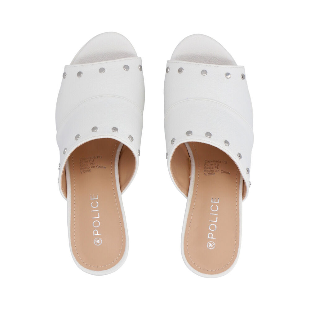 Sandalia Mujer Blanco Sasha Police image number 1.0