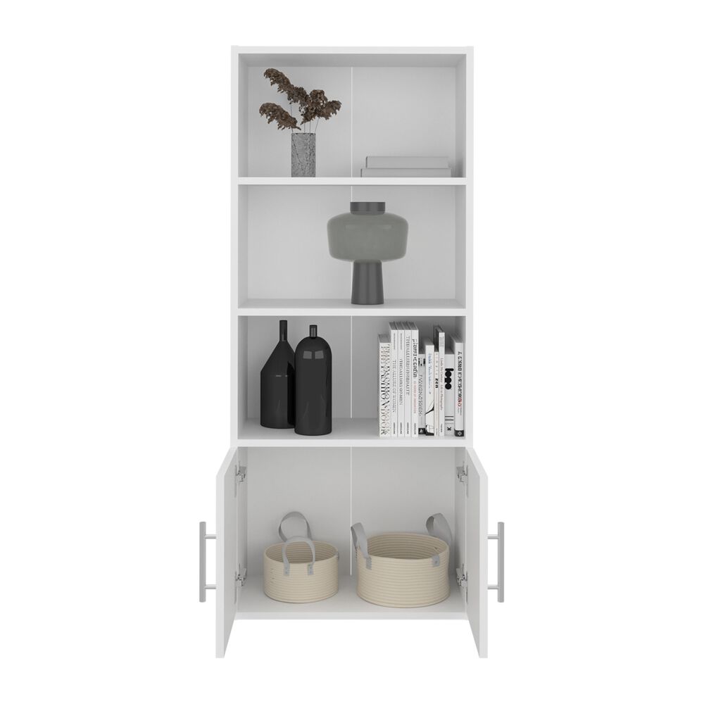 Biblioteca 120.9x50.8x23.5 Cm 2 Puertas 4 Niveles image number 2.0