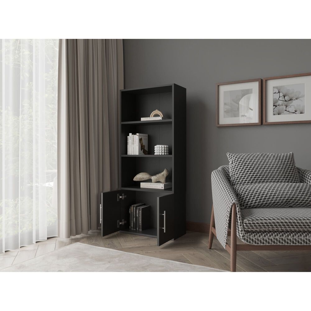 Biblioteca 120.9x50.8x23.5 Cm 2 Puertas 4 Niveles image number 5.0